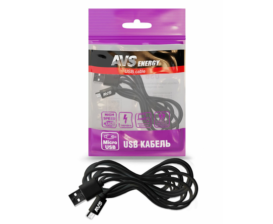 Кабель AVS micro USB (3м) MR-33