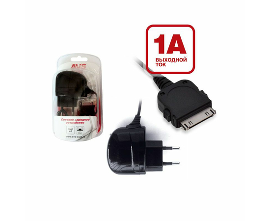 Сетевое зарядное устройство AVS для iphone 4 TIP-402