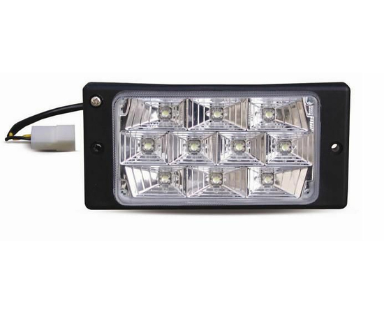 Противотуманные фары светодиодные (10LED) AVS PF-174L (12V 55A H3, LADA 2110-2112) 2 шт. белый