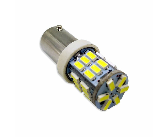 Лампа светодиодная T8 В040 /белый/ (BA9S) 30SMD 3014 9-30V, коробка 2 шт