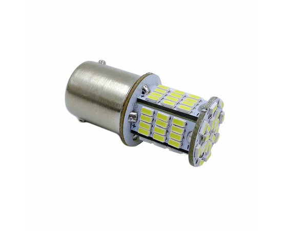 Лампа светодиодная T15 S100A /белый/ (BA15S) 78SMD 3014 10-30V 1 contact, коробка 2 шт.