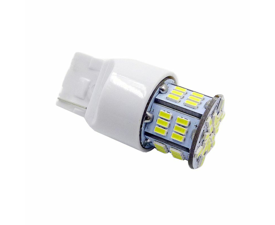 Лампа светодиодная T20 T113B /белый/ (W3*16D) 54SMD 3014, 2 contact, коробка 2 шт.