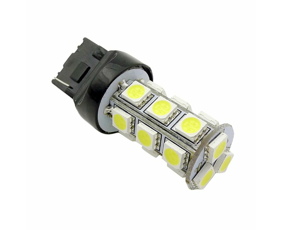 Лампа светодиодная T20 T050B /белый/ (W3*16D) 18SMD 5050, 2 contact, коробка 2 шт.