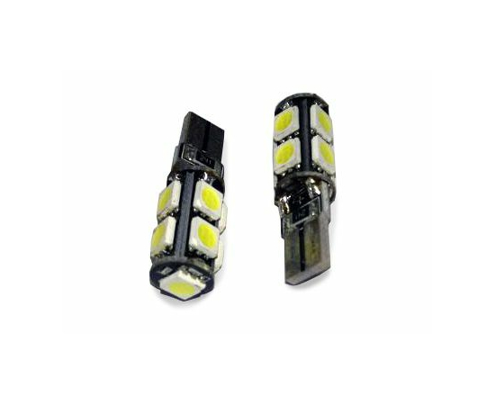 Лампа светодиодная T10 C011 /белый/ (W2.1x9.5D) CANBUS 9SMD 5050, блистер, 2 шт.