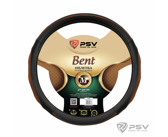 Оплётка на руль PSV BENT Fiber (Черно-Коричневый) М