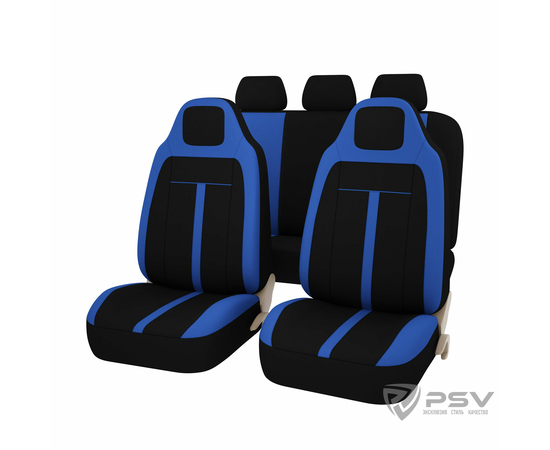 Авточехлы универсальные PSV Vertex (Синий)