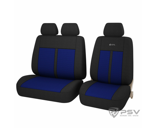 Авточехлы универсальные PSV GTL Modern TRANSIT (Синий)