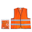 Жилет со светоотражающими полосами, взрослый, р. XL (65*65 см), пр-во Россия, оранжевый AirLine ARW-AV-08